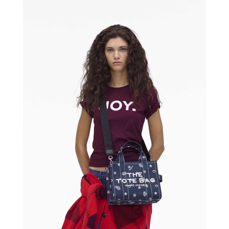 MARC JACOBS The Bandana Canvas Small Tote image number 1